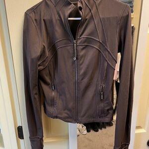 lululemon cropped define jacket - espresso